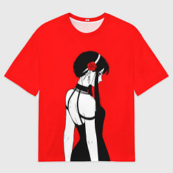 Мужская футболка оверсайз Spy x Family Йор Форджер