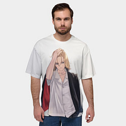 Футболка оверсайз мужская Мандзиро Сано art, цвет: 3D-принт — фото 2