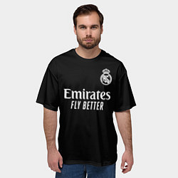 Футболка оверсайз мужская REAL MADRID CASEMIRO КАЗЕМИРО СПЕЦИАЛЬНАЯ ФОРМА К, цвет: 3D-принт — фото 2