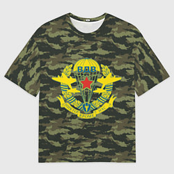 Футболка оверсайз мужская ВДВ КАМУФЛЯЖ ДЕСАНТ, цвет: 3D-принт