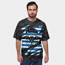 Футболка оверсайз мужская СПЕЦНАЗ ГРУ ВДВ, цвет: 3D-принт — фото 2
