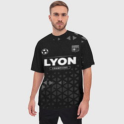 Футболка оверсайз мужская Lyon Champions Uniform, цвет: 3D-принт — фото 2