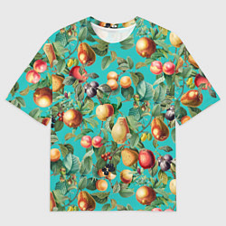 Футболка оверсайз мужская Ассорти Фруктов, цвет: 3D-принт