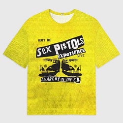 Футболка оверсайз мужская Sex Pistols experience LIVE, цвет: 3D-принт