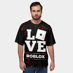 Футболка оверсайз мужская Roblox Love Классика, цвет: 3D-принт — фото 2