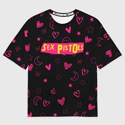 Футболка оверсайз мужская Sex Pistols Секс Пистолз, цвет: 3D-принт