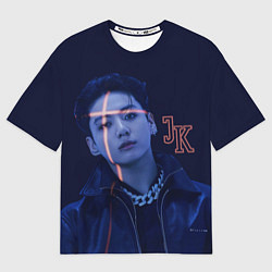 Футболка оверсайз мужская JUNGKOOK PROOF BTS, цвет: 3D-принт