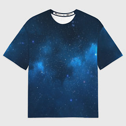Мужская футболка оверсайз Космическая ночь