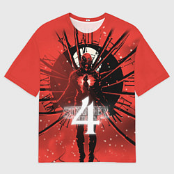 Футболка оверсайз мужская Stranger things 4 сезон, цвет: 3D-принт