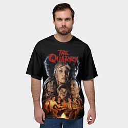 Футболка оверсайз мужская The Quarry Все Персонажи, цвет: 3D-принт — фото 2