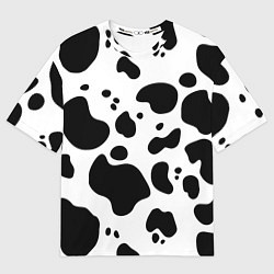 Мужская футболка оверсайз Пятна Далматина