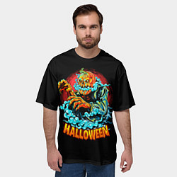 Футболка оверсайз мужская HALLOWEEN HOLIDAY, цвет: 3D-принт — фото 2