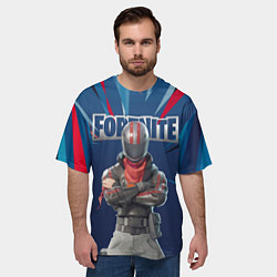 Футболка оверсайз мужская Fortnite Герой асфальта Burnout Video game, цвет: 3D-принт — фото 2