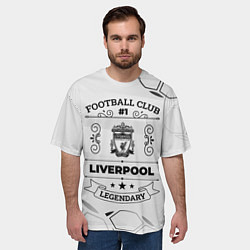 Футболка оверсайз мужская Liverpool Football Club Number 1 Legendary, цвет: 3D-принт — фото 2