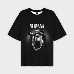 Мужская футболка оверсайз Nirvana рок-группа