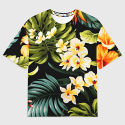 Футболка оверсайз мужская Vanguard floral composition Summer, цвет: 3D-принт