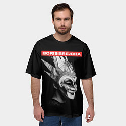 Футболка оверсайз мужская Boris Brejcha в маске, цвет: 3D-принт — фото 2