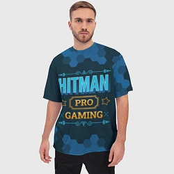 Футболка оверсайз мужская Игра Hitman: PRO Gaming, цвет: 3D-принт — фото 2