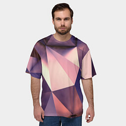 Футболка оверсайз мужская Кристальная мозаика, цвет: 3D-принт — фото 2