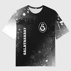 Мужская футболка оверсайз Galatasaray Sport на темном фоне