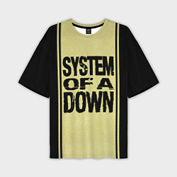 Футболка оверсайз мужская System of a Down: 5 Album Bundle, цвет: 3D-принт