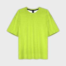 Мужская футболка оверсайз Зеленый неон из фильма Барби