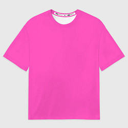 Мужская футболка оверсайз Яркий розовый из фильма Барби