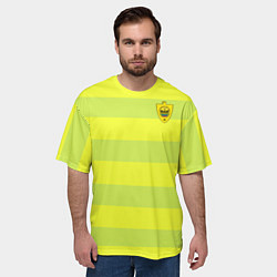 Футболка оверсайз мужская Форма ФК Анжи, цвет: 3D-принт — фото 2