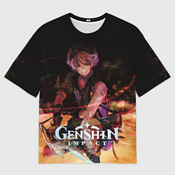 Футболка оверсайз мужская Беннет-незадачливый паренёк, цвет: 3D-принт