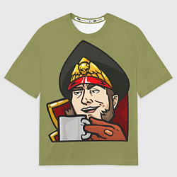 Мужская футболка оверсайз Ciaphas Cain Mug 3D