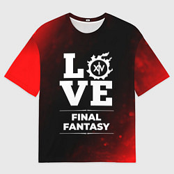 Футболка оверсайз мужская Final Fantasy Love Классика, цвет: 3D-принт