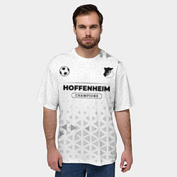 Футболка оверсайз мужская Hoffenheim Champions Униформа, цвет: 3D-принт — фото 2