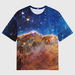 Мужская футболка оверсайз Туманность Киля фото НАСА
