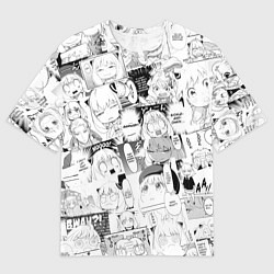 Мужская футболка оверсайз Spy Family Heh Семья Шпиона Анечка Фоджер