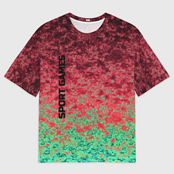 Футболка оверсайз мужская SPORT GAMES Спортивные игры, цвет: 3D-принт