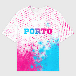 Футболка оверсайз мужская Porto Neon Gradient, цвет: 3D-принт