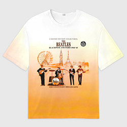 Футболка оверсайз мужская The Beatles Blackpool And Paris 1964-65, цвет: 3D-принт