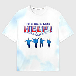 Мужская футболка оверсайз The Beatles Help!