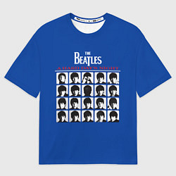 Мужская футболка оверсайз The Beatles - A Hard Days Night