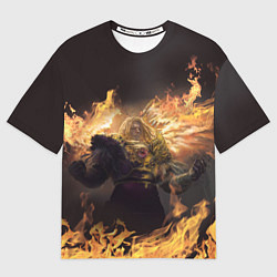 Футболка оверсайз мужская Фулгрим Феникс, цвет: 3D-принт