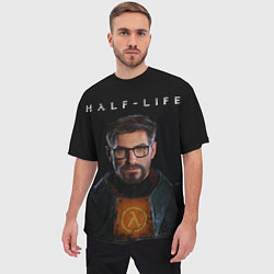 Футболка оверсайз мужская Half life - Gordon Freeman, цвет: 3D-принт — фото 2