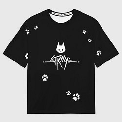 Мужская футболка оверсайз Stray