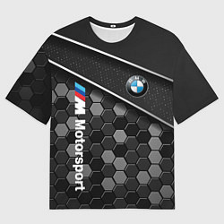 Мужская футболка оверсайз BMW : Технологическая Броня