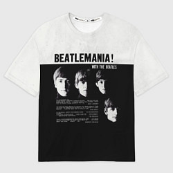 Мужская футболка оверсайз With The Beatles Битломания