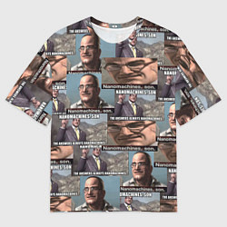 Футболка оверсайз мужская Nanomachines, son, цвет: 3D-принт