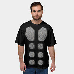 Футболка оверсайз мужская Бронежилет Sabaton, цвет: 3D-принт — фото 2