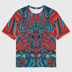 Футболка оверсайз мужская Робот-монстр, цвет: 3D-принт