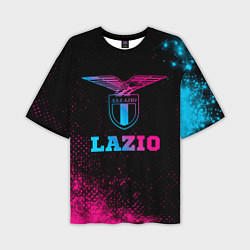 Футболка оверсайз мужская Lazio - neon gradient, цвет: 3D-принт