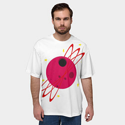 Футболка оверсайз мужская Planet b7, цвет: 3D-принт — фото 2
