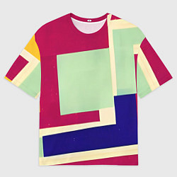 Мужская футболка оверсайз В стиле авангардизма